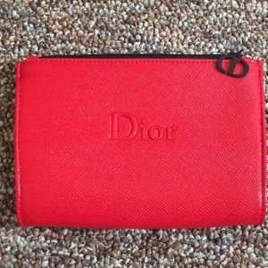 Dior cosmetics bag